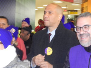 Live-stream video of the Cory Booker 2020 presidential campaign kickoff rally at Newark’s Military Park.