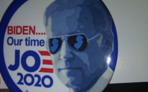 Biden button.