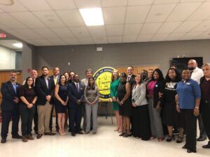 Democratic candidates in LD8 attended last night's NAACP event.