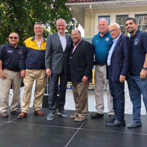 From Left: Lepore, Berdnik, Murphy, Currie, Duffy, Pascrell, and Akhter.