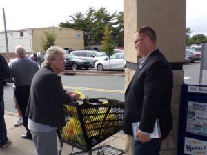 Andrzejczak on the trail in MIddle Township.