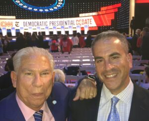 Tonio Burgos, left, and bill Caruso.