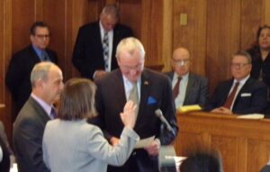 Murphy swears in Marano in Somerset.