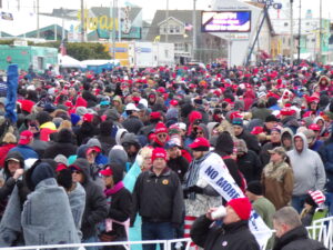 Trump backers rally in Wildwood.