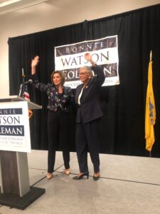 Watson Coleman and Pelosi