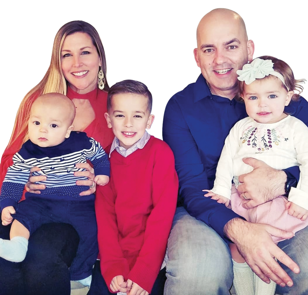Tom Rotondi and family