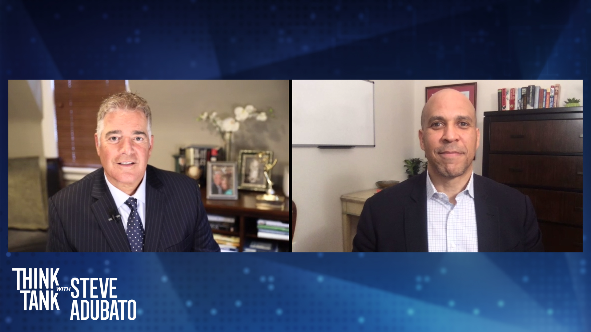 US Sen. Cory Booker Discusses Biden, Harris, Trump and COVID-19 on Think Tank with Steve …