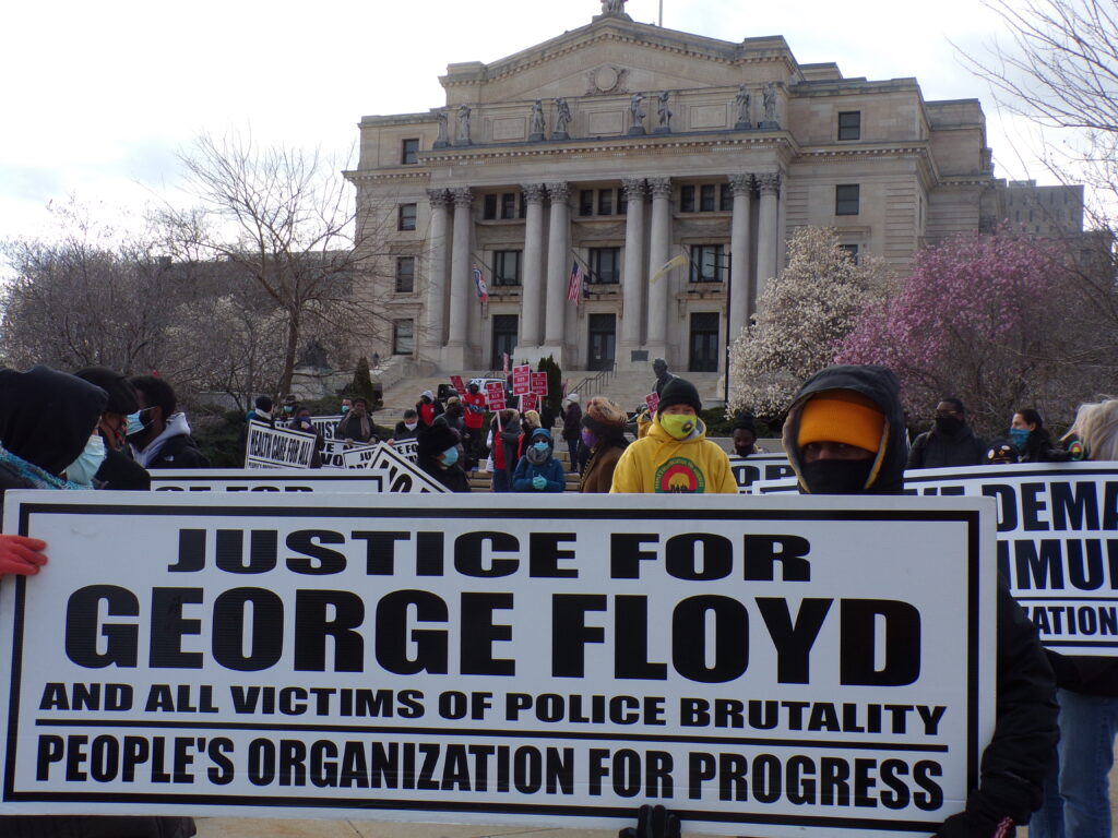 George Floyd rally