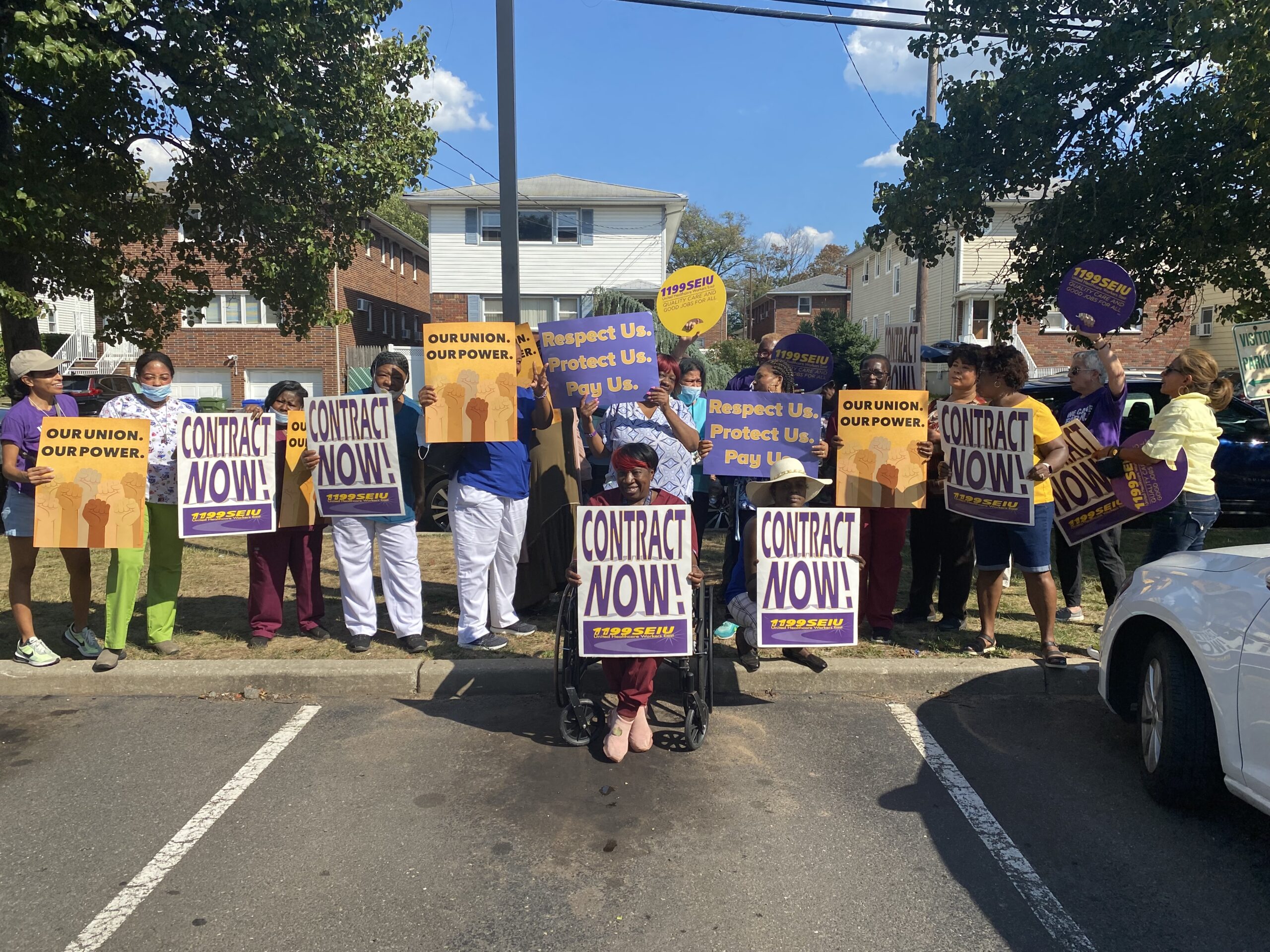 Linden, New Jersey Nursing Home Workers Picketed Aristacare ...